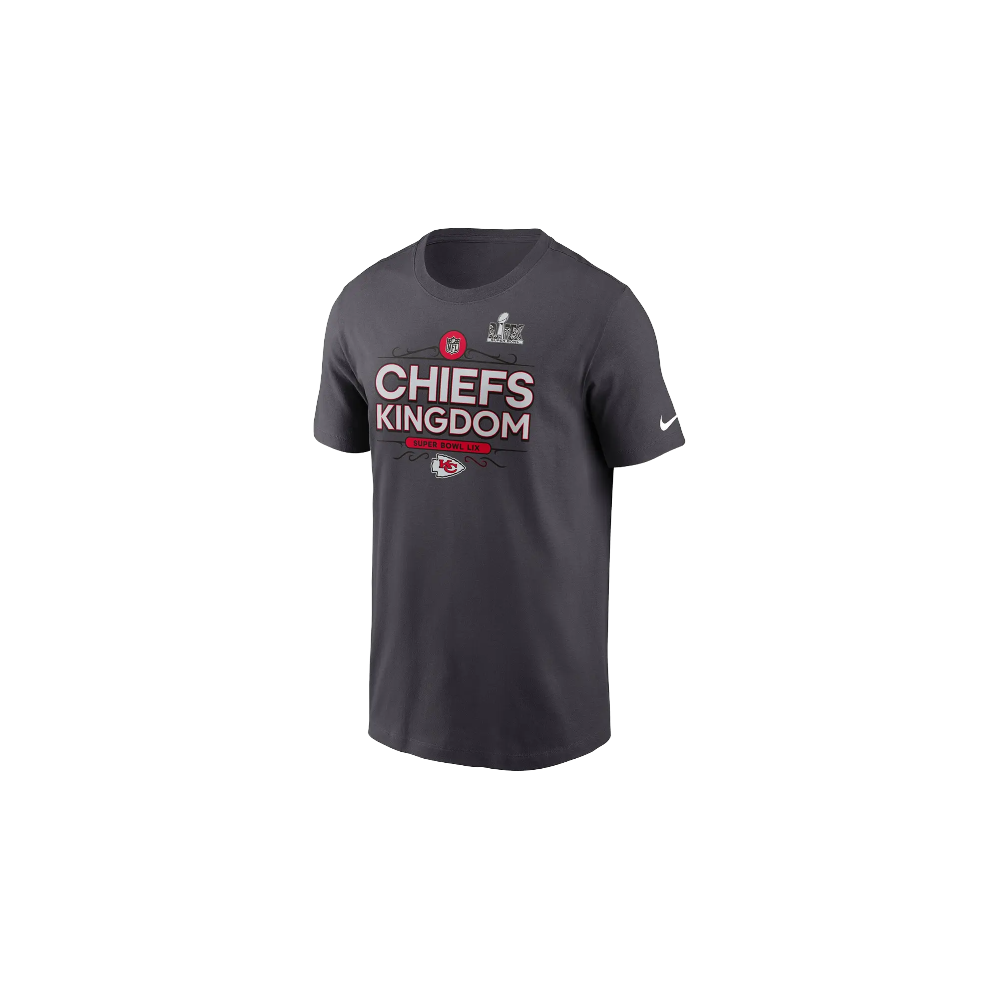 Kansas City Chiefs Super Bowl Lix Local T-Shirt GS "Anthracite" 9Z1B7NFPPER9CH