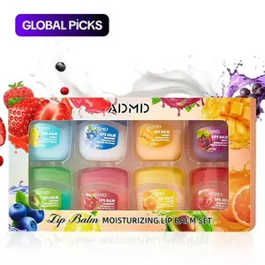 Fruit-flavored lip gloss, night lip balm, lip balm, colorless lip balm, moisturizing nourishing lip mask, suitable as party gifts and seasonal gifts, small and convenient