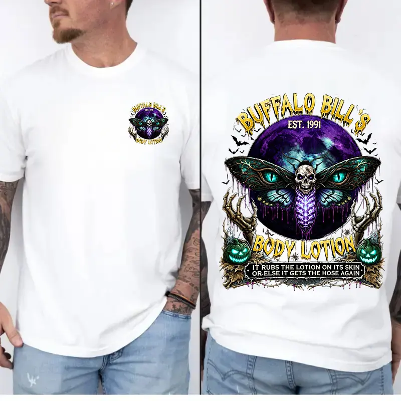 VER.4 - Silence of The Lambs Shirt, Hannibal Lecter, Buffalo Shirt, Halloween Movie Tshirt, Unisex Tee Sweatshirt