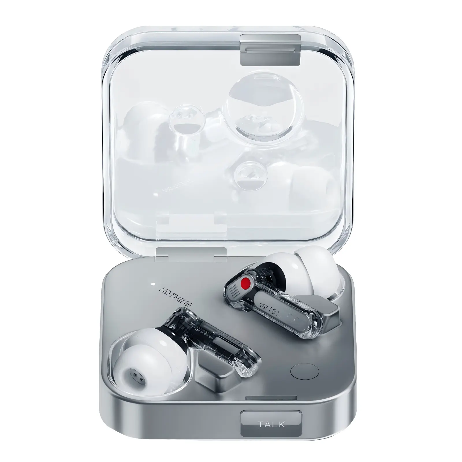 NOTHING Ear (3) –Charli XCX Same Style,Transparent TWS Wireless Earbuds,Adaptive ANC Headphones with 95dB Super Dual MEMS Beamforming Mics, TWS Noise Cancelation, Hi-Res LDAC Audio, 12mm Driver, IP54 Splash Resistance
