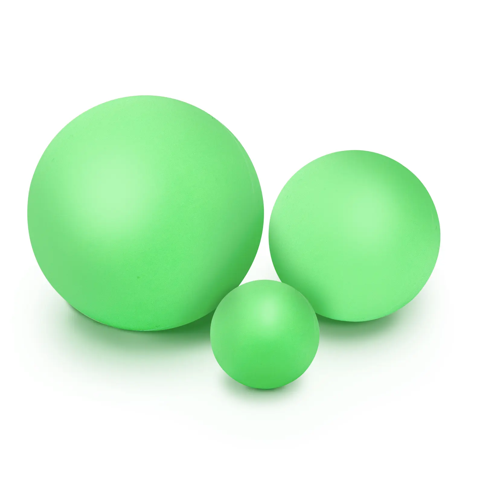 Set of 3 Massage Balls of Different Sizes, Therapy Ball for Muscle Relief and Yoga Relaxation, Massage Ball for Back,Hands and Feet, Pilates, Smooth, Rolling