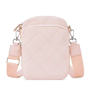WESTBRONCO Valentine's gift idea 2026 trendy Small Quilted Crossbody Everday Bags for Women Cell Phone Wallet Purse with Card Slots Adjustable Strap Gift idea Practical Fashion gift for mom
