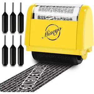 Identity  Protection Roller  Set - Yellow (6 Refill Ink Incleded)