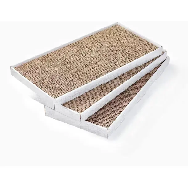Cardboard Scratcher Pad Scratching Post: 3PCS Cat Cardboard,Cat Scratch Pad,Cat Post,Double-Sided Design for Double Life