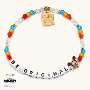 Little Words Project - Be Original Disney Mickey Mouse & Friends, Beaded Bracelet - Choose Your Size