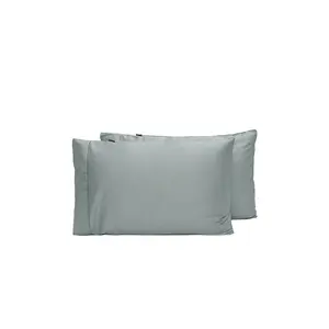 Ettitude Standard Signature Sateen Pillowcase Set in Sage
