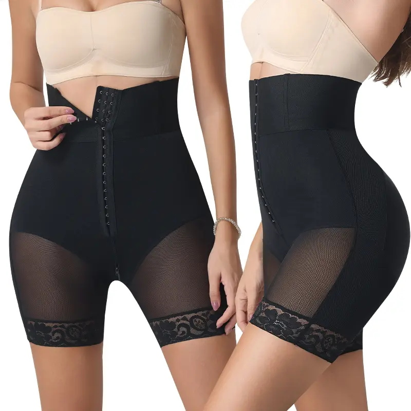 Second Skin Women's Tummy Control Butt Lifter Thigh Slimmer Shapewear Butt Lifting Shaper Shorts High Waiste  Button - down shapewearamless Girdles Shapewear body shaper Compression Postpartum Corset Womenswear shapewear faja body shaper Leg