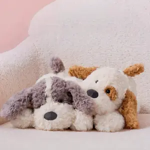 MINISO Lying-Posture Collection Small Soft Puppy Plush Toy - Adorable Crouching Dog Stuffed Doll! Compact Size, Ultra-Soft Plush Material, Perfect for Boys & Girls