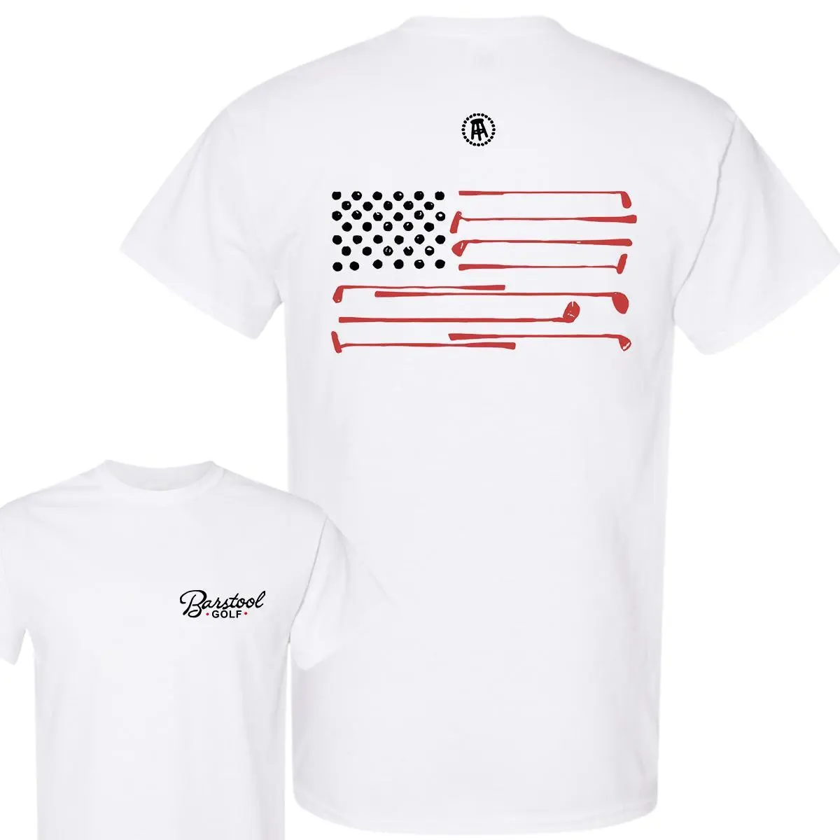 Barstool's Golfing Flag Vintage Men Tshirt