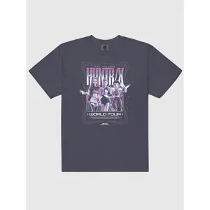 KPop Demon Hunters Comfort Colors T-Shirt HUNTR/X World Tour / TikTok Shop Exclusive