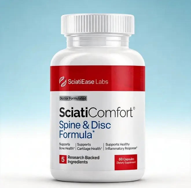SciatiEase Labs Advanced Nerve Support Dietary Supplement with Aquamin, Collagen, Vitamin & Daily Fitness Wellness Nutrients