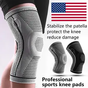 Knee Sleeve Compression Brace Support for Sport Joint Pain Arthritis Relief Usa