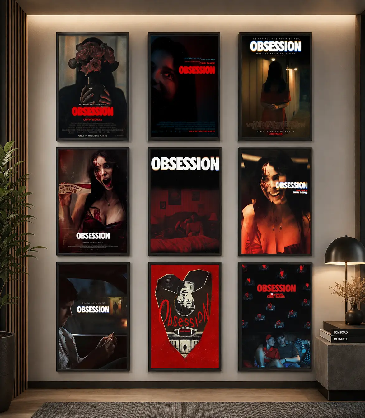 Obsession 2026 Movie Poster,Vintage Aesthetic,Living Room Wall Art,Man Cave Art,Movie Lover Gift