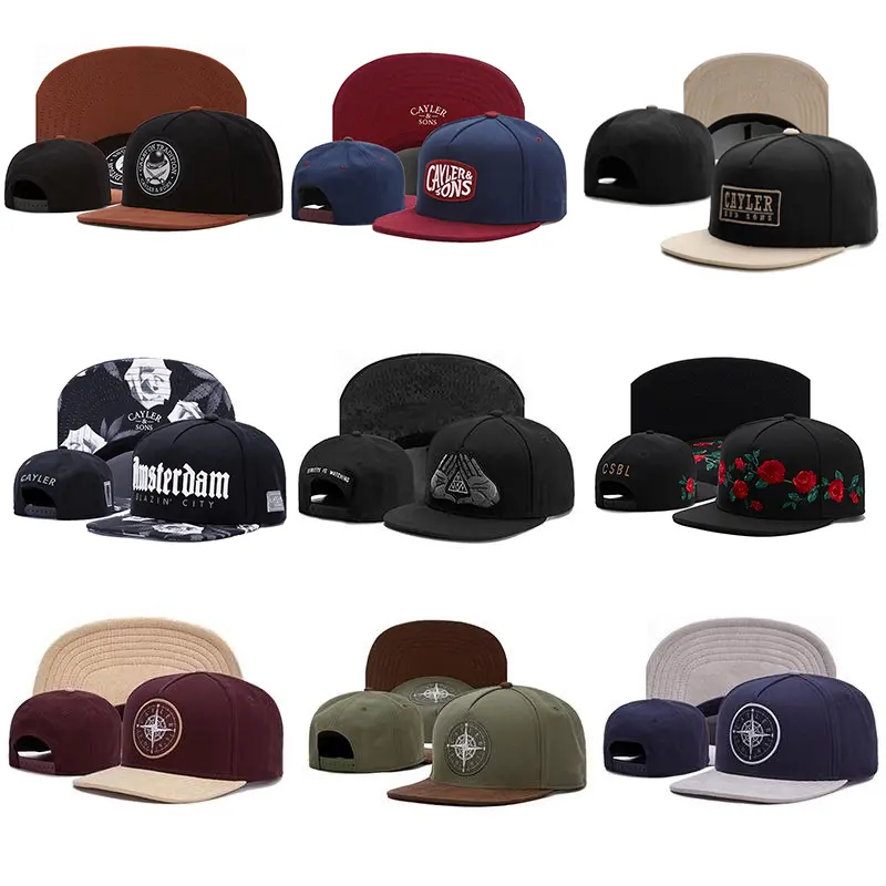 High Quality Unisex Plain Acrylic Snapback Baseball Cap - Adjustable Outdoor Cap, Breathable Sporty Headwear for Spring & Summer (55-62cm), Hats Snapback