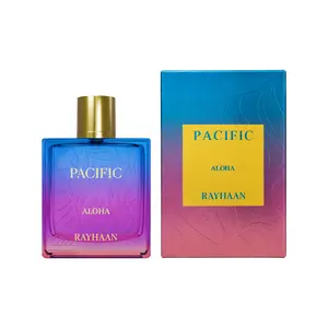 Rayhaan Pacific Aloha for Unisex Eau de Parfum Spray, 3.4 Ounce