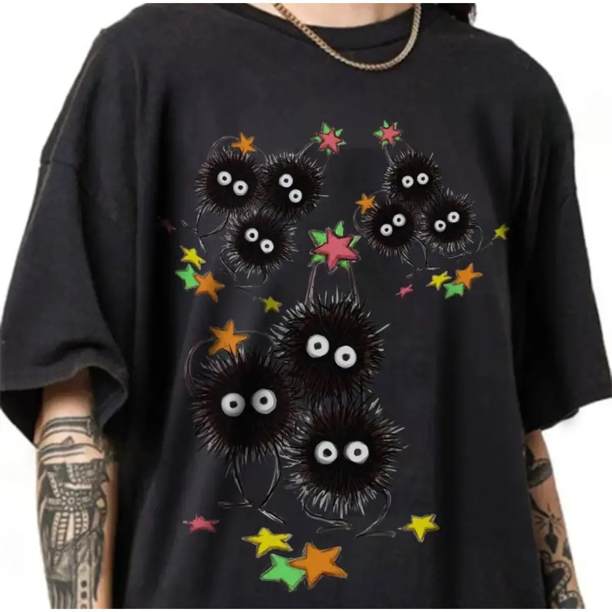 Studio Ghibli Shirt, Soot Sprites T-Shirt, Ghibli, Soot Sprites Hoodie, Anime Fan,  Ghibli, Soot Sprites, Totoro Tee