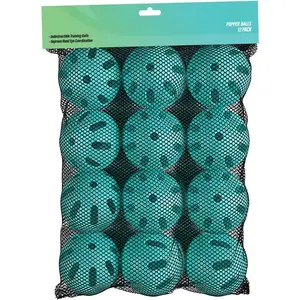 202 Popper Plastic Baseballs, Made of Impact-Resistant and Rebounding Material, Perfect Practice Baseballs for Baseball & Hitting Ball Training