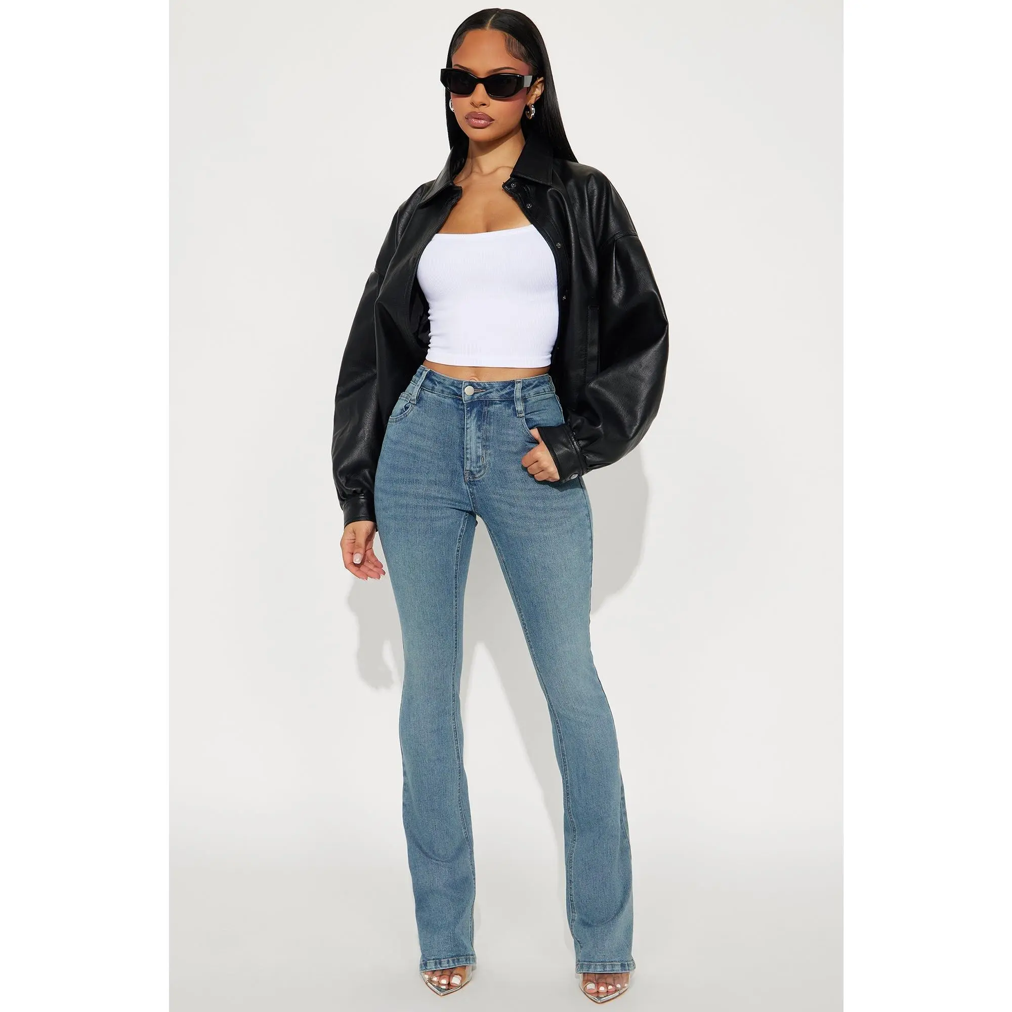 Maddy Mid Rise Sculpt Bootcut Jeans - Vintage Wash