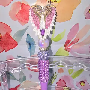So Sparkly Angel Winged Boujee Pen