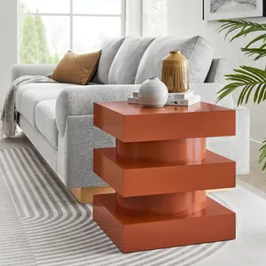 Perpetuate Totem End Table in Cayenne
