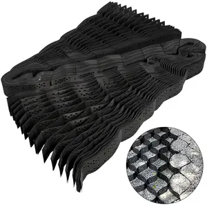 Father's Day Gift VEVOR Geo Grid Ground Grid 9x17 ft, Geo Cell Grid 4 Inch Thick, Gravel Grid HDPE Material, Ground Stabilization Grid 1885 LBS Per Sq, Tensile Strength Gravel Ground Grid for Slope Driveways, Garden