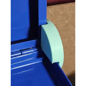 Mini Toolbox Magnetic Lid Locks - Keeps Lid Open And Magnetically Attaches To Toolbox - Set Of 2 - 3D Printed