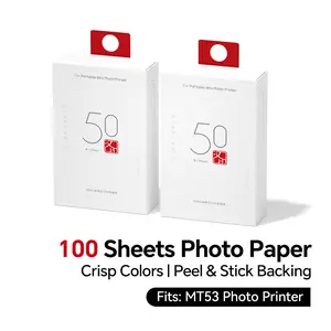 2x3” Photo Paper for HPRT MT53, Peel & Stick, Adhesive, 100-200 Sheets, Bulk Refill 2x3” Photo Paper for HPRT MT53, Peel & Stick, Adhesive, 100-200 Sheets, Bulk Refill