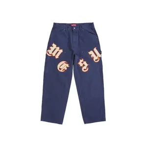 Supreme Men's Old English Canvas Double Knee Painter Pant Navy, from StockX
