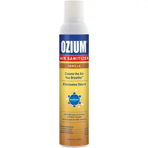 Ozium Air Sanitizer, 8 oz. Spray, Cleans the Air You Breath and Eliminates Odors, Vanilla Scent