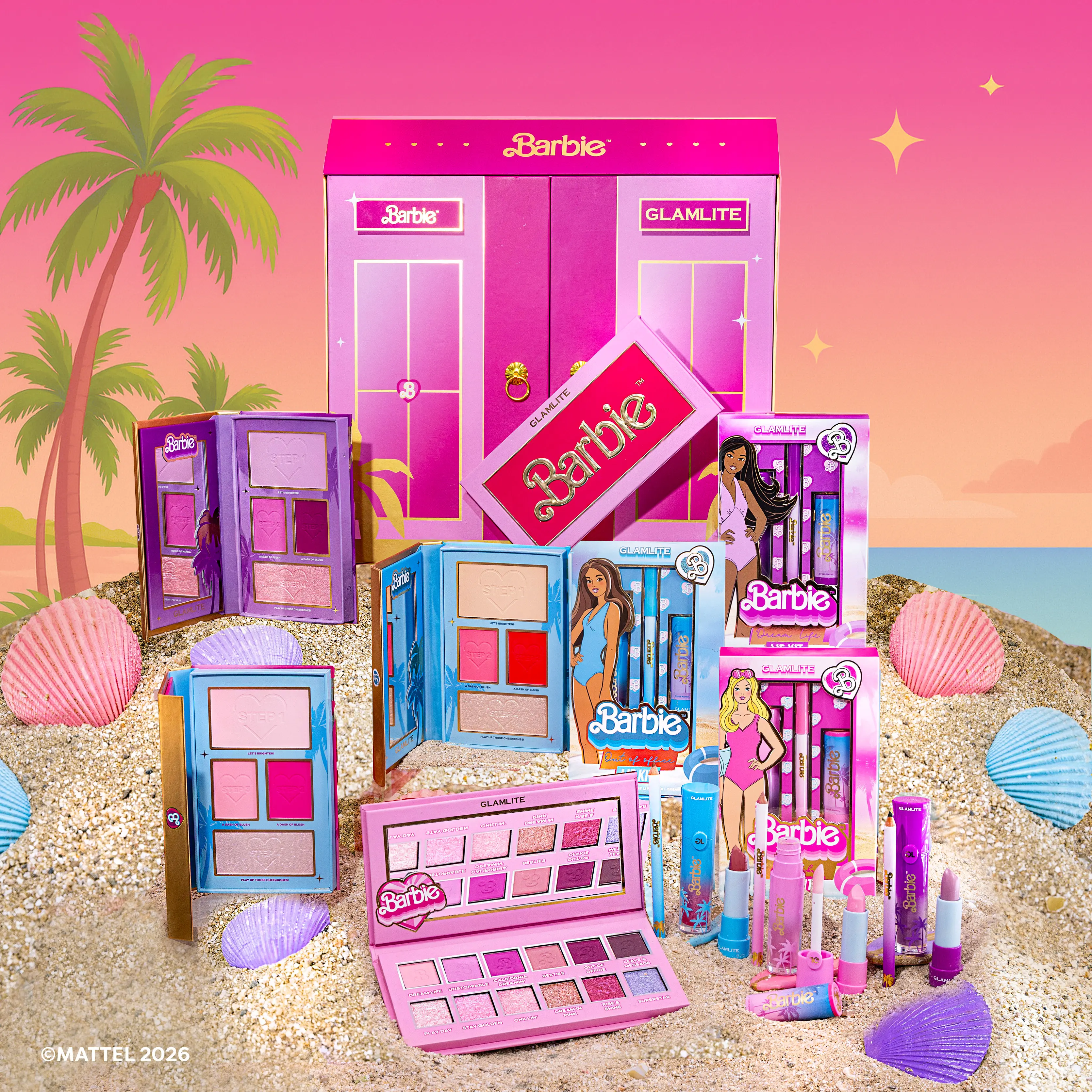 Barbie x Glamlite Makeup Set Barbie x Glamlite Makeup Set