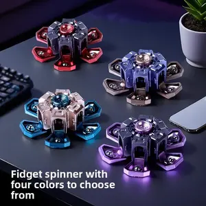 E-sports peripheral special! Cool creative tide play deformation open armor alloy fingertip gyro