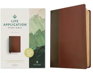 NLT Life Application Study Bible, Third Edition (Red Letter, Leatherlike, Brown/Tan) -- New Living Translation - Bible