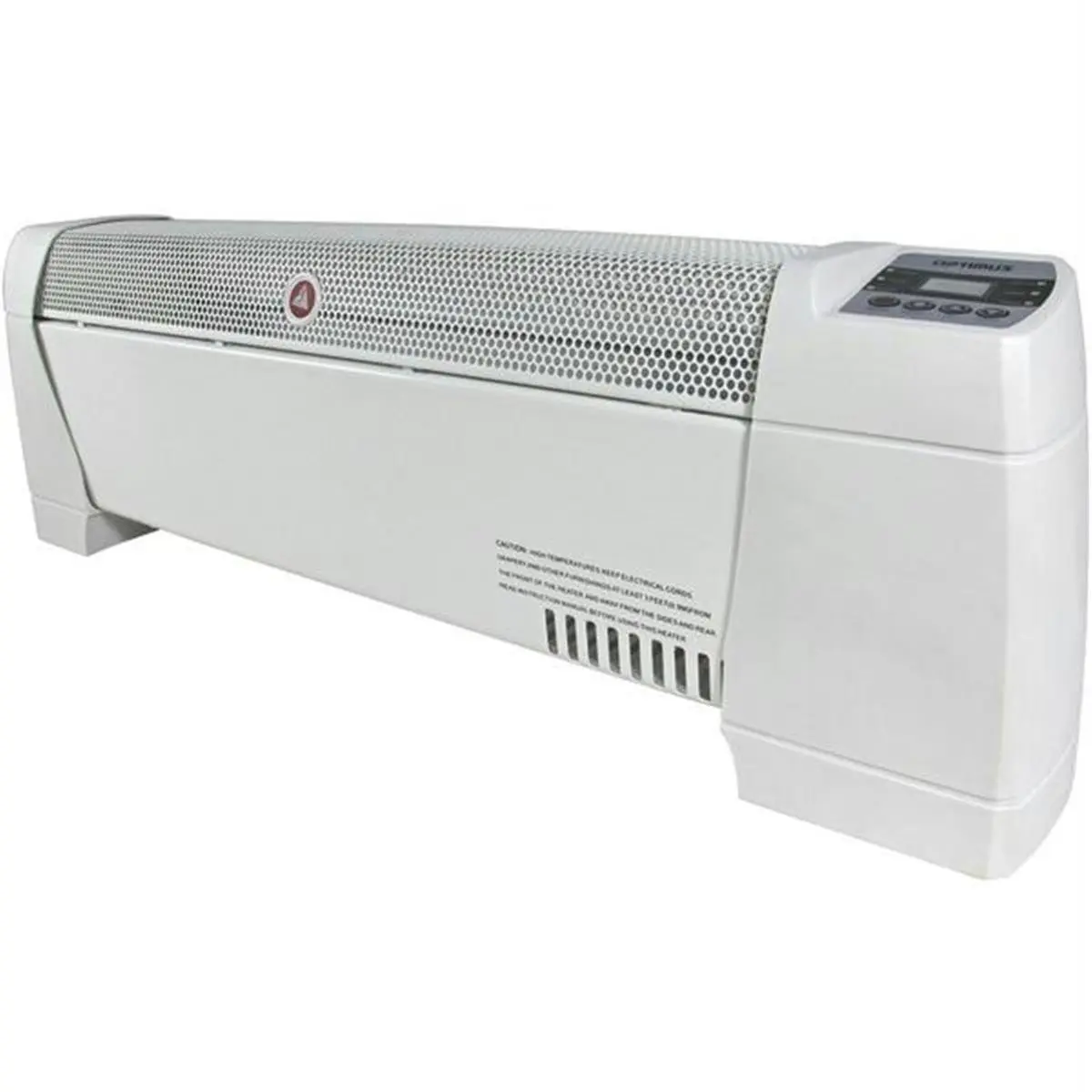 212 MAIN 30in Household Electric Baseboard Heater - Low Energy Home Heater with 750W/1500W Dual Settings, Low/High Modes, Built-In Automatic Thermostatic Control, Grip Handle, Heavy-Gauge Metal Cabinet, Cetlus Approved, 9.80in x 30.30in x 6.10in