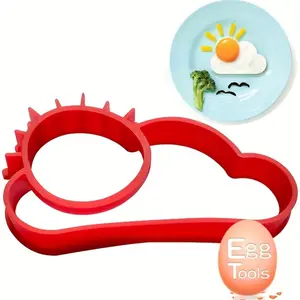1pc Fun Egg Ring, Sun And Cloud Shaped Egg Mold, Cute Kitchen Accessories, Egg Rings For Frying Eggs