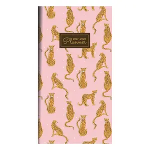 2027-2028 Pink Kitty Club Small Monthly Pocket Planner