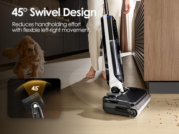Tineco Floor ONE S6 Master Wet Dry Vacuum Cleaner, 20kPa Suction Vacuum Mop with Dual-Edge Cleaning, 45 Min Runtime (Quite Mode), 185°F Flashdry, 4inch Ultra-Slim Tineco Floor ONE S6 Master Wet Dry Vacuum Cleaner, 20kPa Suction Vacuum Mop with Dual-Edge Cleaning, 45 Min Runtime (Quite Mode), 185°F Flashdry, 4inch Ultra-Slim