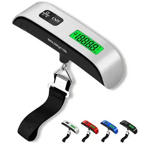 Digital 110lb Luggage Weight Scale with 4 Unit Switching & LED Display, for Weighing Travel Luggage Backpacks Packages and Markets