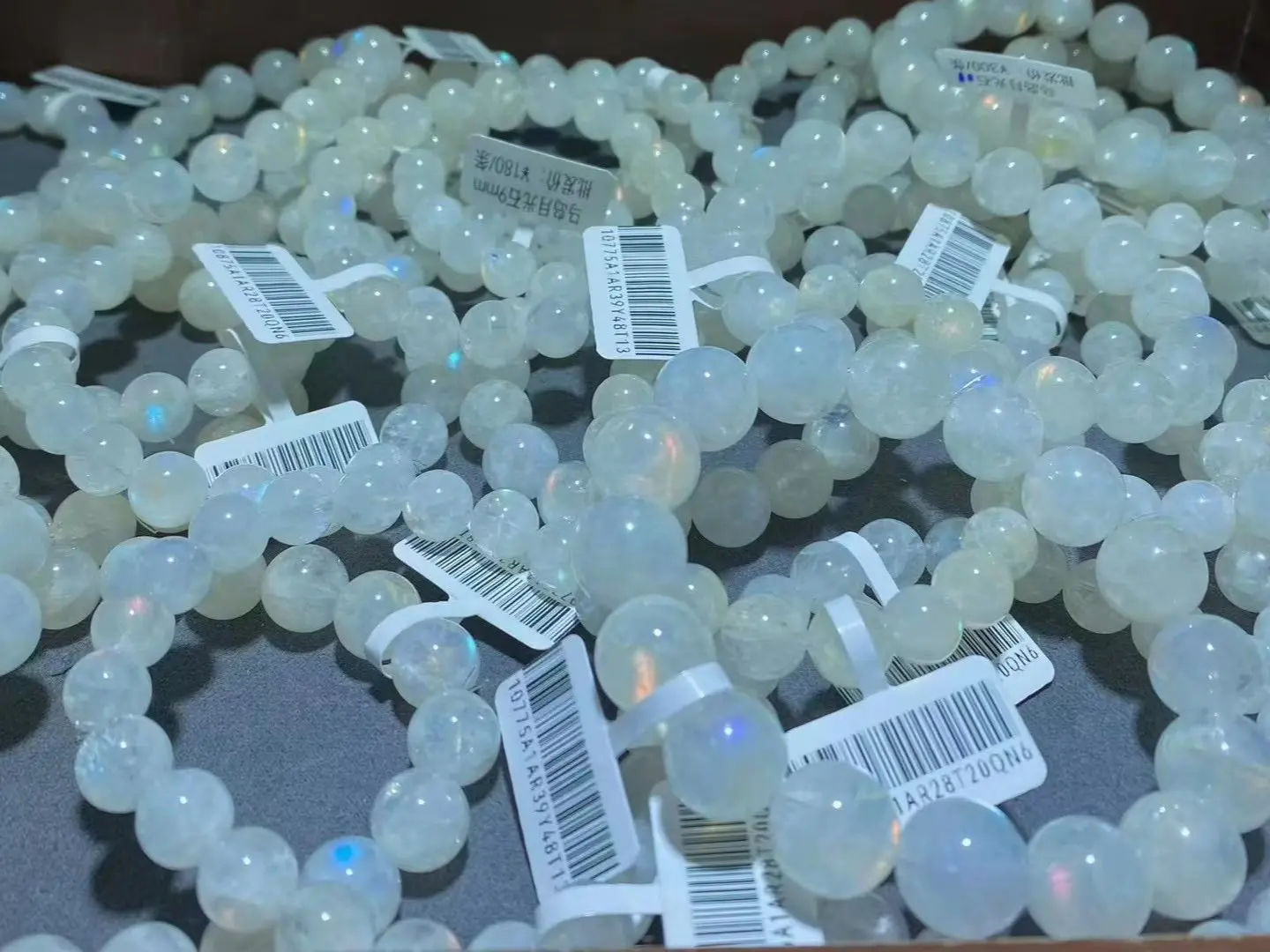 Shine(11739)gc.rainbow moonstone bracelet