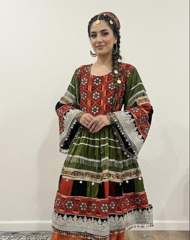 Afghan Bridal Dress: Traditional Kuchi Nikkah Gown