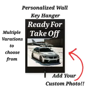 "Ready For Take Off"-(Wooden Wall Key Holder)