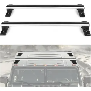 Roof Rack Cross Bars Compatible with 2003-2009 Hummer H2 Luggage Carrier Rack 165 Lbs Durable Aluminum Alloy (1 Pair)