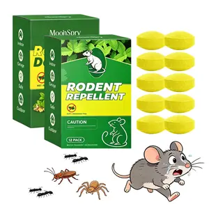 12-Pack Popular Natural Rodent Repellent Balls! Rodent Repellent Balls  Infused with peppermint and lemon oil, these balls effectively deter squirrels, rats, spiders, and other pests. Safe, long-lasting