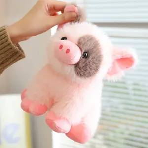 20cm Mini Piglet Plush Toy White Teacup Pig Stuffed Farm Animal Piggy Soft Dolls Birthday Presents Cuddle Christmas Plushie Gift