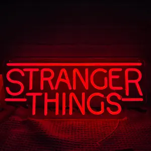 Stranger Things Neon Light USB Plug-In Adjustable Gaming Room Ambiance Lamp, Holiday Gift Creative Decoration, LED Neon Lights