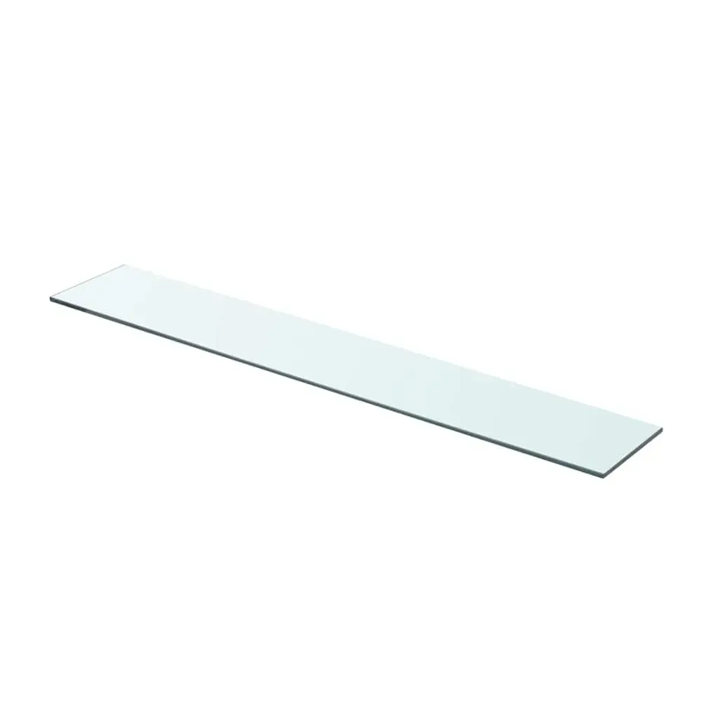 vidaXL Wall Shelf, Floating Shelf, Display Shelf, Wall Mounted Shelf for Book DVD CD Photo Frame Trophy Planter Pot, Modern, Tempered Glass 243832