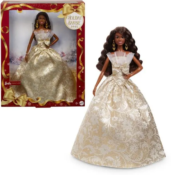 Barbie Holiday Doll 2025, African American  [COLLECTIBLES] Paper Doll, Collectible
