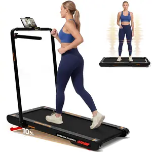 P3PRO 5-in-1 Foldable Handrail Walking Pad for Home Gym, Walking, Jogging, Vibration & 2-Level Incline Compact Fitness Solution