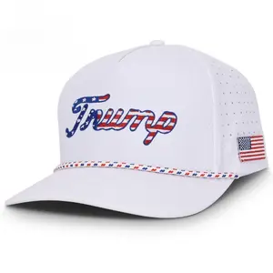 Trump Curves and Clubs Golf Hat - High Quality USA Hat with Unique Design - Ideal for Golf Enthusiasts and Gift Giving Golf Performance Hats Adjustable Hat