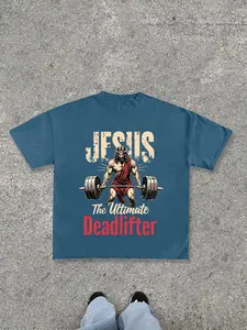 Men's Round Neck Short Sleeve Fitted Casual T-Shirt, Perfect for Outdoor Activities & Boyfriend Gifts, Stylish Summer Wear