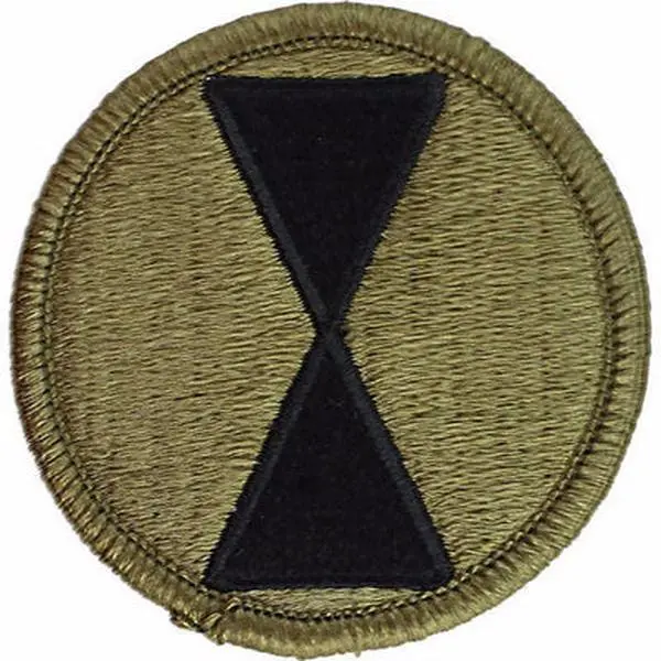 Army OCP Seventh Infantry Division Patch